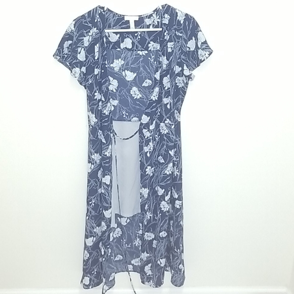 Small Leith Wrap Dress short sleeve Nordstrom - Picture 4 of 5